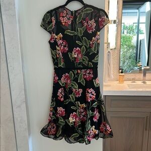 Bronx and Banco Floral Black Dress